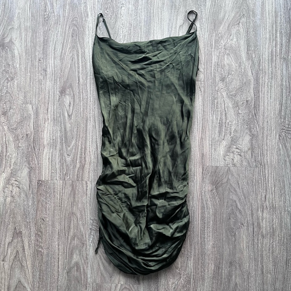Aritzia Green Mini Dress